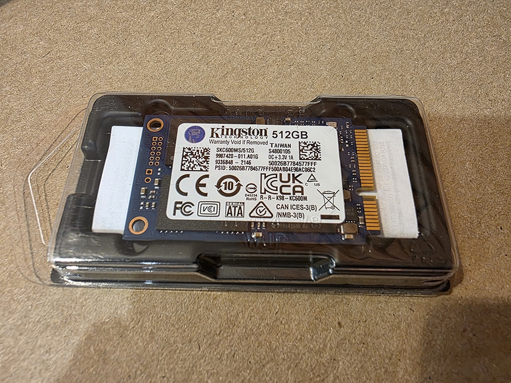 Dysk SSD micro SATA Kingston 512 GB